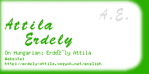 attila erdely business card